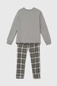 United Colors of Benetton piżama bawełniana dziecięca 34NB0P05Q.G.SEASONAL szary AW23