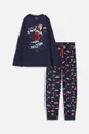 granatowy Coccodrillo piżama bawełniana dziecięca Dziecięcy