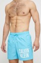 Calvin Klein szorty kąpielowe Planet friendly niebieski KM0KM00794