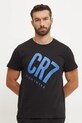 Îmbrăcăminte CR7 Cristiano Ronaldo set de pijama de bumbac 8730.41.923 negru