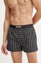 BOSS bokserki bawełniane 2-pack bawełna czarny 50496091