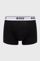 crna Bokserice BOSS 3-pack