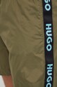 Plavkové šortky HUGO zelená 50500973