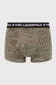 Boxerky Karl Lagerfeld 3-pak zelená