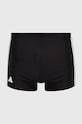 Plavky adidas Performance Classic 3-Stripes Planet friendly čierna HT2073