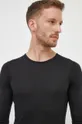 μαύρο Λειτουργικό μακρυμάνικο πουκάμισο adidas TERREX Xperior Merino 150