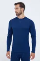 granatowy Helly Hansen longsleeve funkcyjny Merino Męski