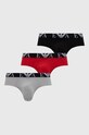 Slipy Emporio Armani Underwear 3-pak pletenina viacfarebná 111734.3F715