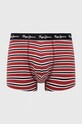 Odzież Pepe Jeans bokserki 3-pack PMU11099.298 czerwony