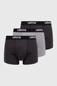 Боксери Levi's 3-pack трикотаж сірий 37149.0928