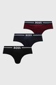 BOSS slipy 3-pack dzianina multicolor 50499432