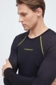 czarny La Sportiva longsleeve funkcyjny Wool40 Aero Męski