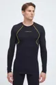 czarny La Sportiva longsleeve funkcyjny Wool40 Aero