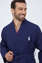 Polo Ralph Lauren szlafrok bawełniany granatowy 714910651
