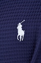 Polo Ralph Lauren szlafrok bawełniany 714910651 granatowy
