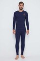 Pyžamo Polo Ralph Lauren pletenina tmavomodrá 714915966