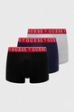 Guess bokserki 3-pack BRIAN dzianina szary U97G01.K6YW1
