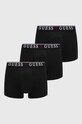 Boxerky Guess 3-pak BRIAN pletenina čierna U97G01.K6YW1
