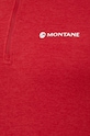 Funkčné tričko s dlhým rukávom Montane Dart Zip MDRZN červená