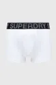 biela Boxerky Superdry 3-pak