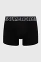Boxerky Superdry 3-pak čierna