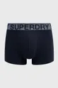 Superdry boxer pacco da 3 blu navy