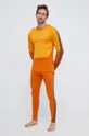 oranžová Funkčné tričko s dlhým rukávom Icebreaker 200 Sonebula Pánsky
