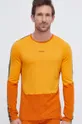 Funkcionalna majica z dolgimi rokavi Icebreaker 200 Sonebula oranžna