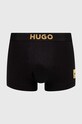Μπόξερακι και κάλτσες HUGO εφαρμοστό σορτς μπόξερ μαύρο 50501446