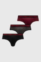 Slip gaćice HUGO 3-pack bez uzorka siva 50503100