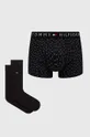 crna Set bokserice i čarape Tommy Hilfiger Muški