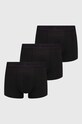 Боксери Tommy Hilfiger 3-pack трикотаж чорний UM0UM02760
