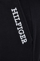 Βαμβακερό παντελόνι πιτζάμα Tommy Hilfiger μαύρο UM0UM03097