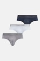 Slipy Calvin Klein Underwear 3-pak pletenina sivá 000NB2568A