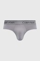 Slipy Calvin Klein Underwear 3-pak 000NB2568A sivá SS25