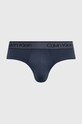 Slipy Calvin Klein Underwear 3-pak sivá 000NB2568A