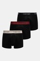 Calvin Klein Underwear boxeralsó 3 db sima fekete 000NB2569A