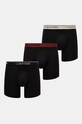 Боксери Calvin Klein Underwear 3-pack трикотаж чорний 000NB2570A