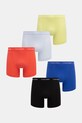 Calvin Klein Underwear bokserki dopasowane męskie 5-pack czerwony 000NB2877A