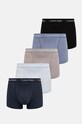 Boxerky Calvin Klein Underwear 5-pack pletenina modrá 000NB2877A
