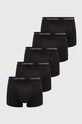 Boxerky Calvin Klein Underwear 5-pak pletenina čierna 000NB2877A