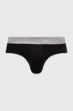 Odzież Calvin Klein Underwear slipy 3-pack 000NB2969A czarny