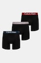 Calvin Klein Underwear bokserki 3-pack dzianina czarny 000NB2971A
