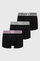 Boxerky Calvin Klein Underwear 3-pak pletenina čierna 000NB3074A
