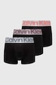 Boxerky Calvin Klein Underwear 3-pak pletenina čierna 000NB3074A