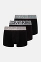 Boxerky Calvin Klein Underwear 3-pak pletenina čierna 000NB3074A