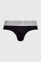 Odzież Calvin Klein Underwear slipy 3-pack 000NB3129A czarny