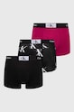 Calvin Klein Underwear bokserki 3-pack wzorzyste czarny 000NB3528E
