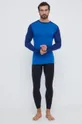 Λειτουργικό μακρυμάνικο πουκάμισο Smartwool Classic Thermal Merino μπλε