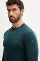 Smartwool longsleeve funkcyjny Classic Thermal Merino zielony SW016350
